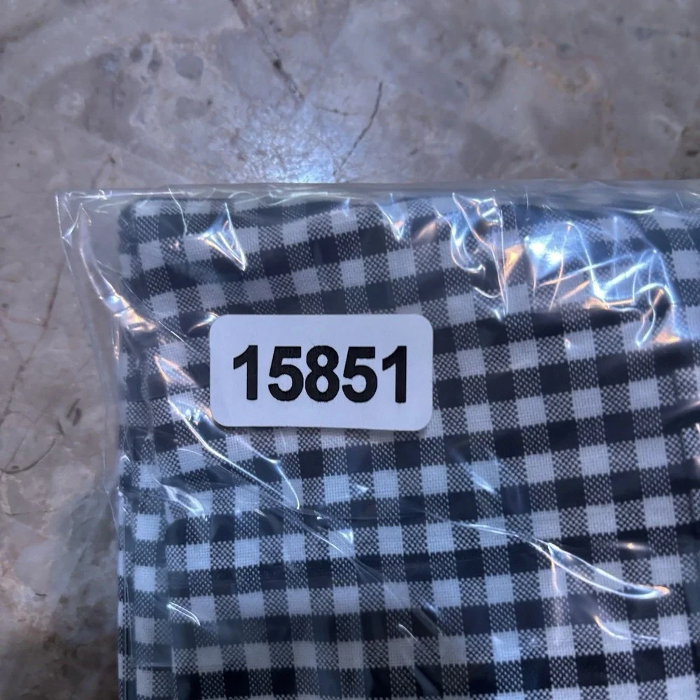Polo Ralph Lauren Shirt Mens XL Black Classic Fit Gingham Oxford OCBD